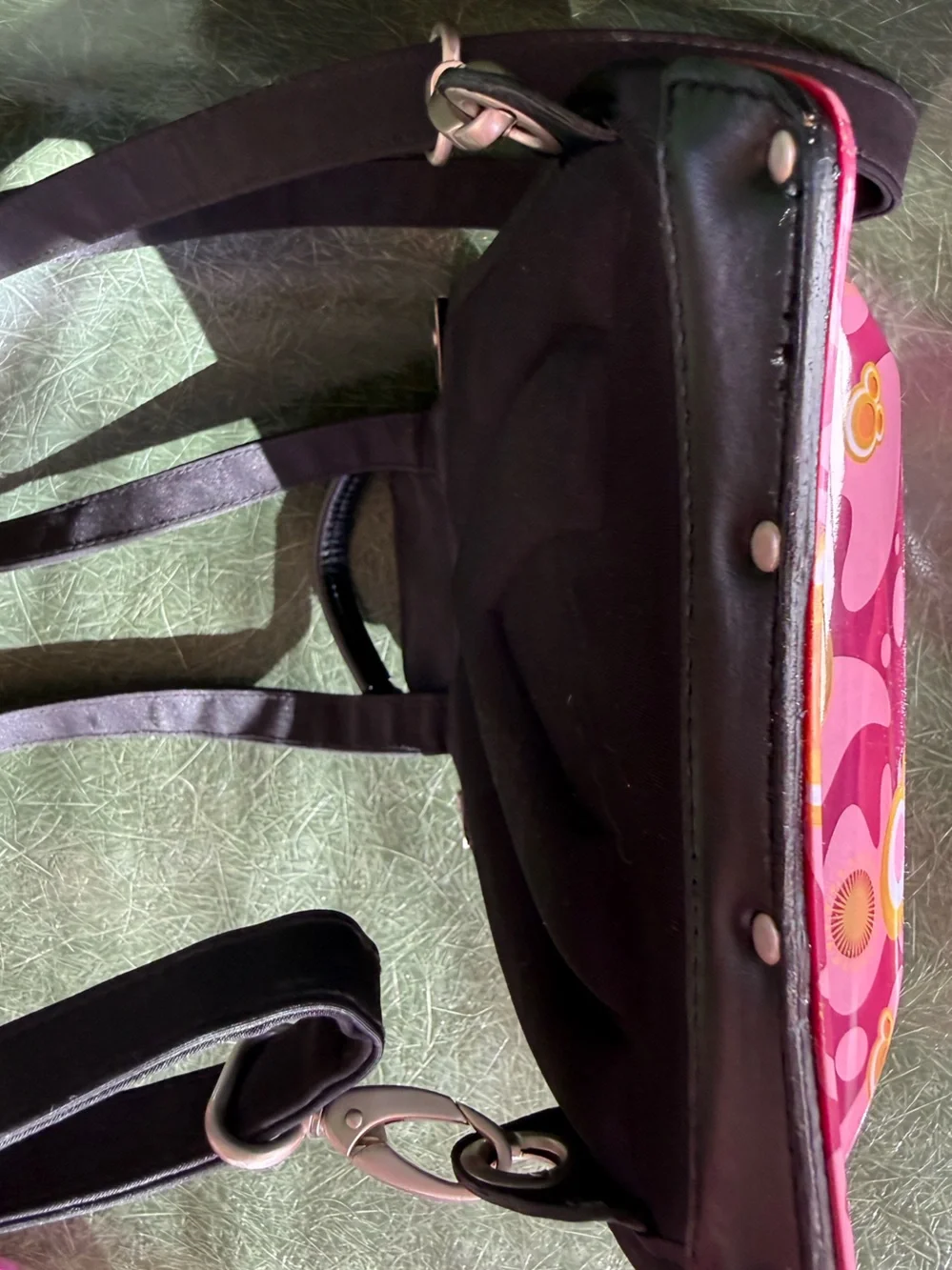 RARE Boblbee x Disney “Mickey Mouse” Pink Swirl Edition Mini Backpack